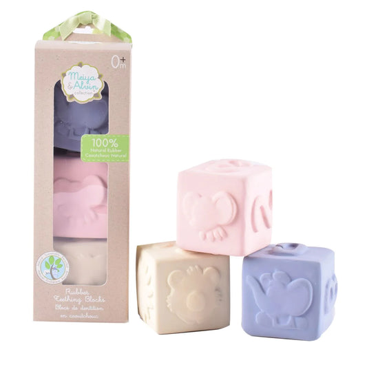 Meiya and Alvin Rubber Baby Teething Cubes