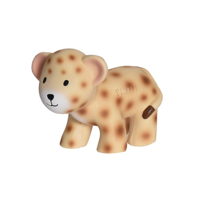 Tikiri Gift Boxed Leopard – Rubber Teether Rattle Bath Toy
